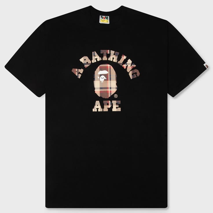 A BATHING APE ×Burberry Tシャツ Sサイズ Bape X Burberry T-Shirt (Black) – MIKICKSZ