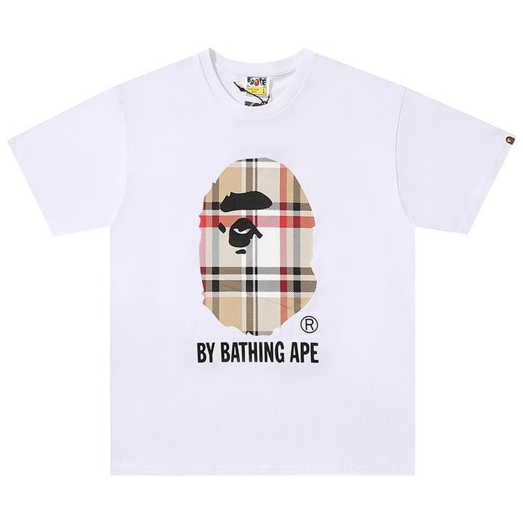 A BATHING APE ×Burberry Tシャツ Sサイズ Burberry X Bape T-Shirt (White) – MIKICKSZ