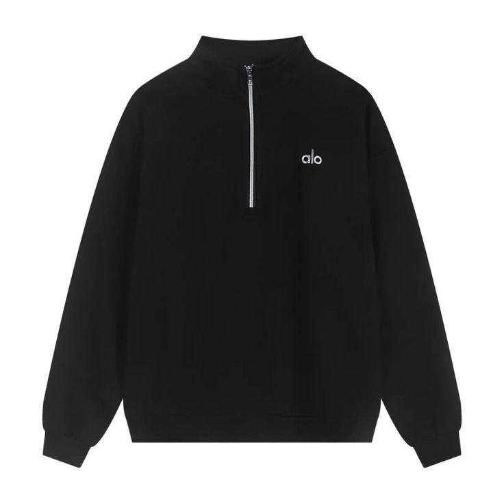 Alo 1/4 Zip Up (Black)