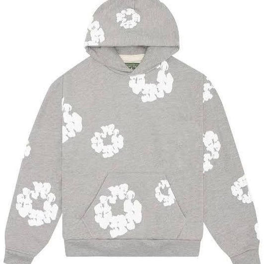 Denim Tear Hoodie (Grey)