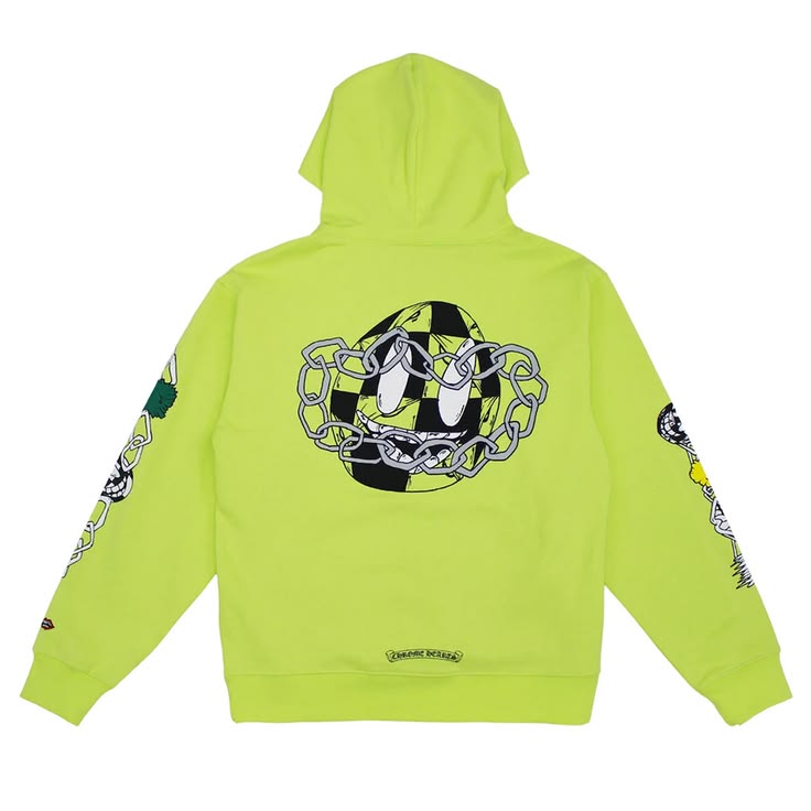 Chrome Heart Hoodie (Lime)