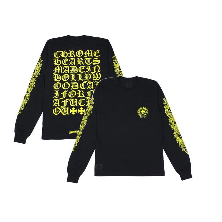 Chrome Heart Sweater (Black N' Yellow)