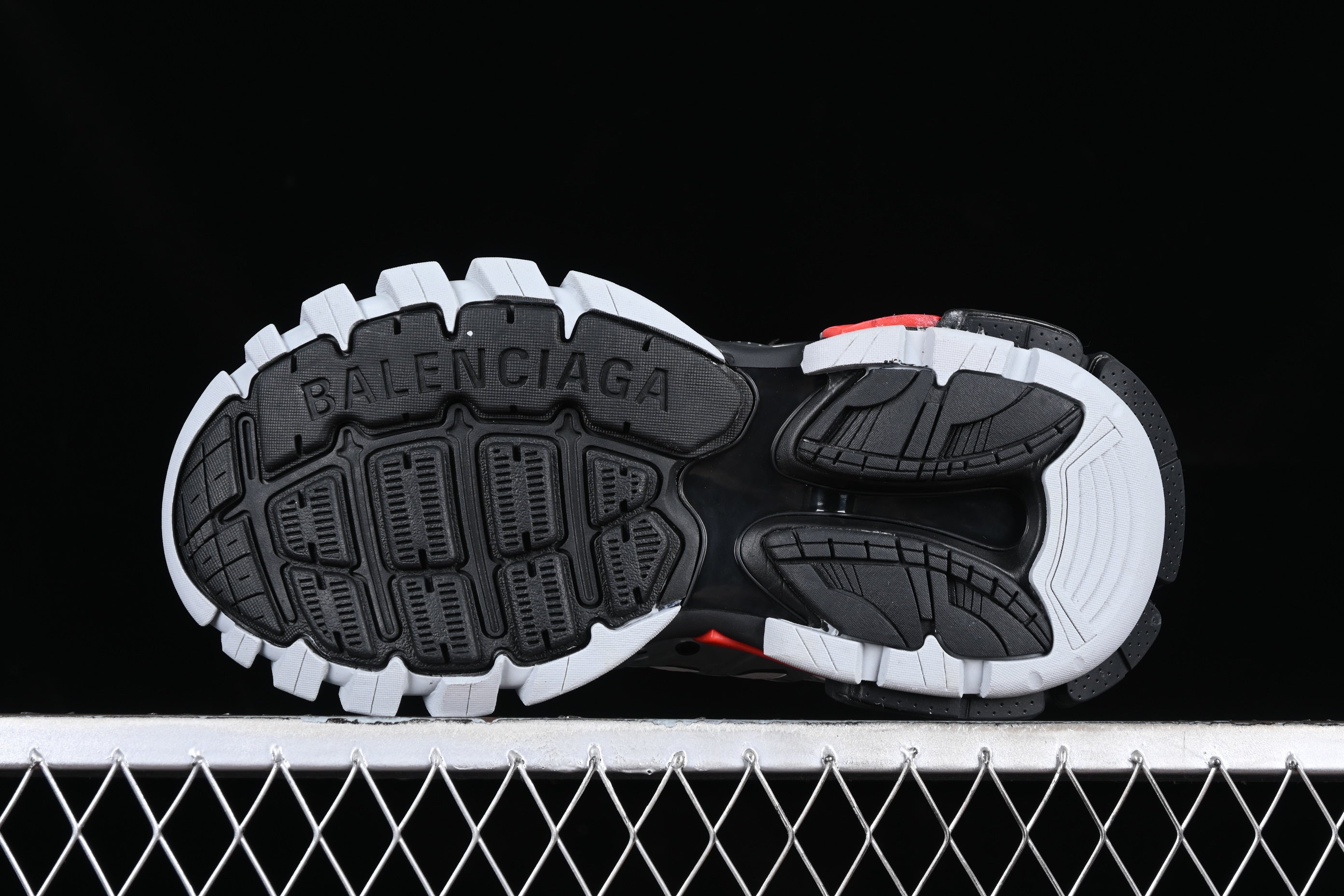 Balenciaga Track's (Silver N' Red)