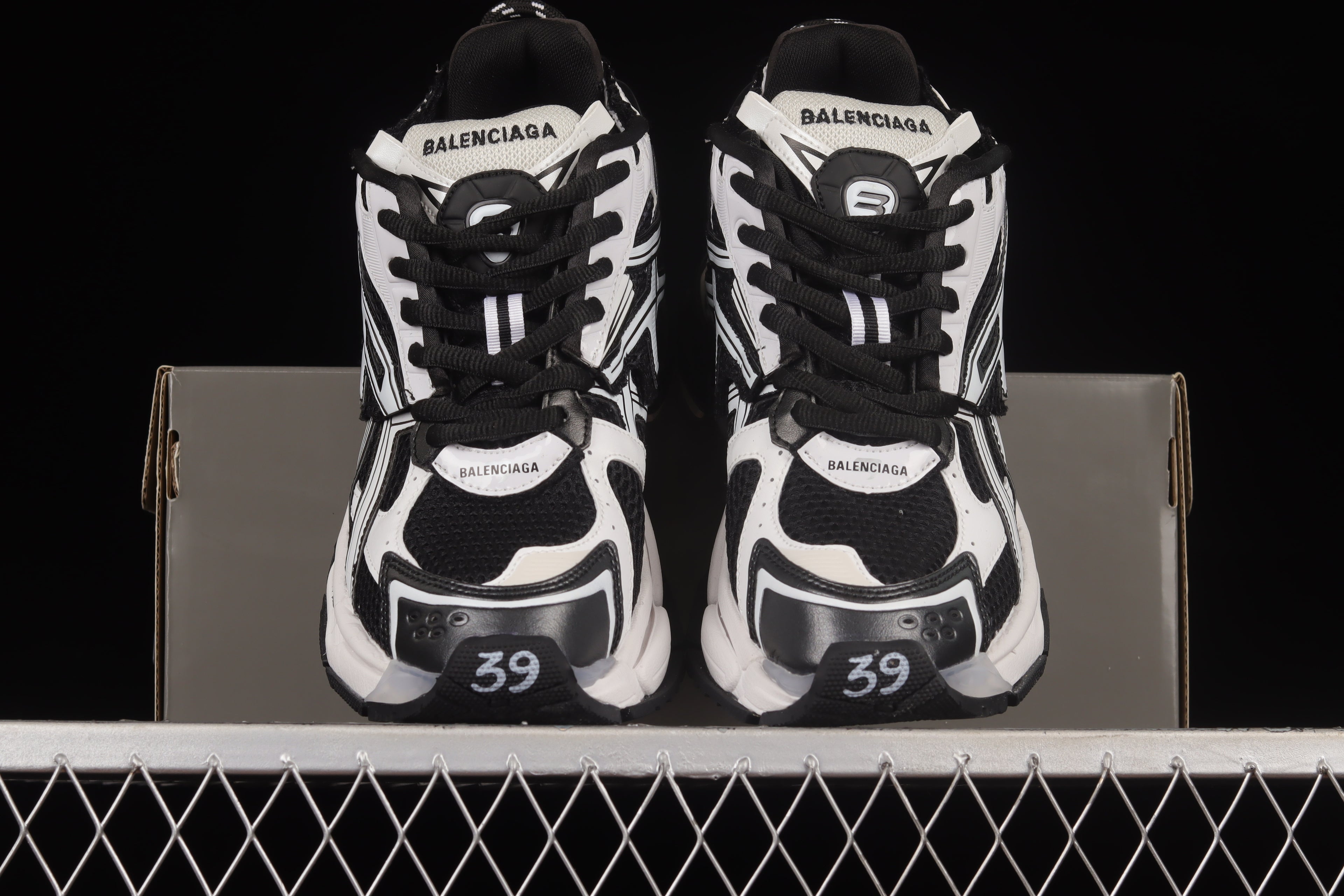 Balenciaga Runners (Black N' White)