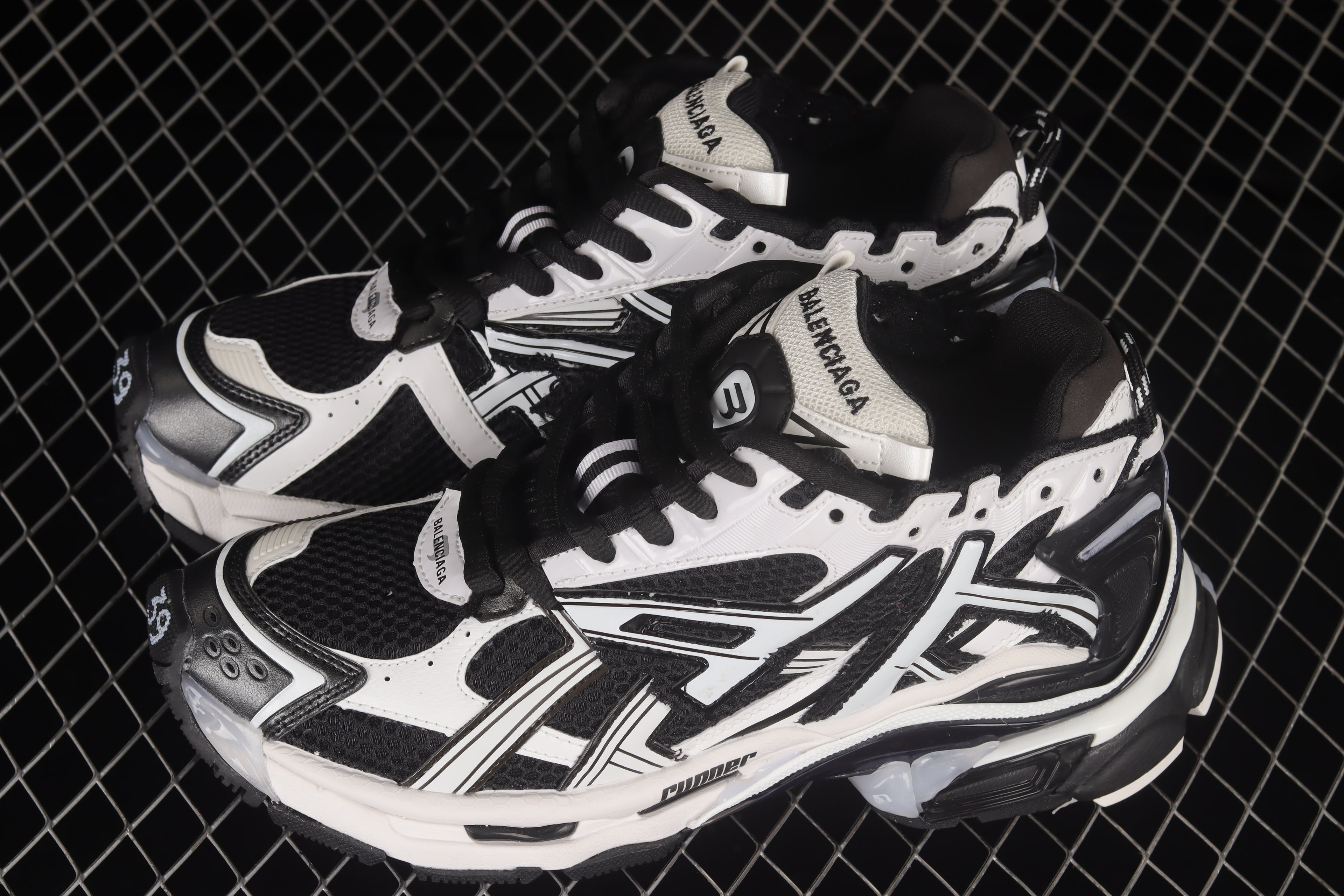 Balenciaga Runners (Black N' White)